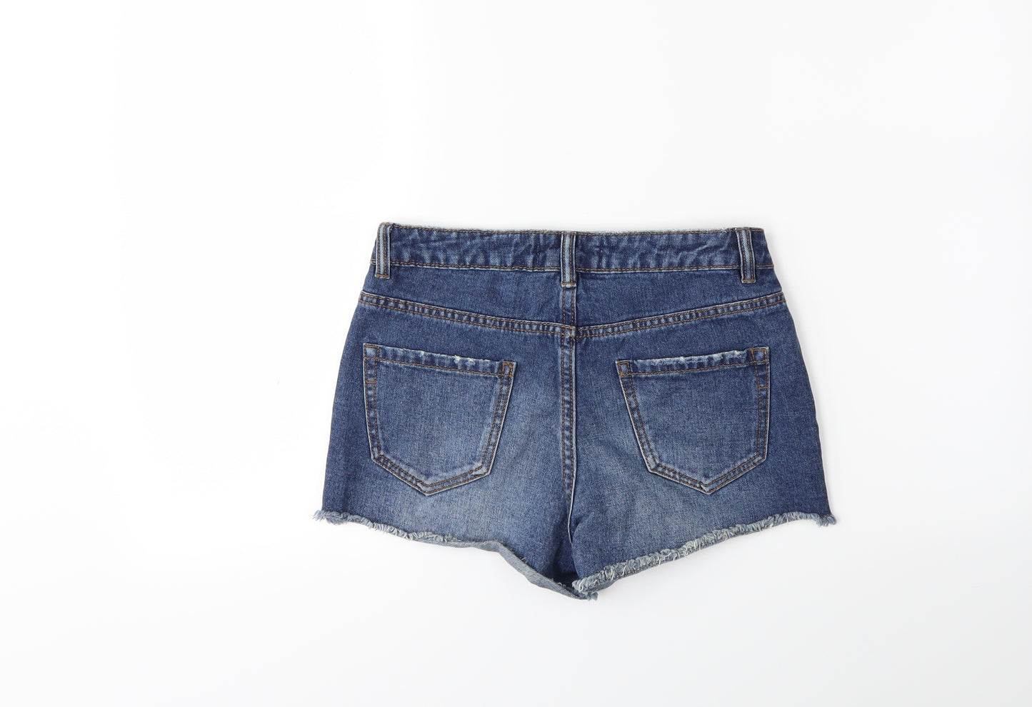 New Look Womens Blue  Denim Hot Pants Shorts Size 6