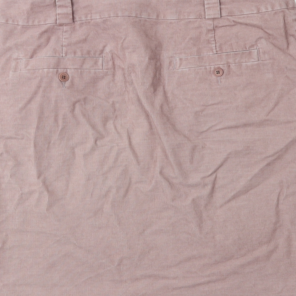 Jigsaw Womens Pink  Corduroy Straight & Pencil Skirt Size 14
