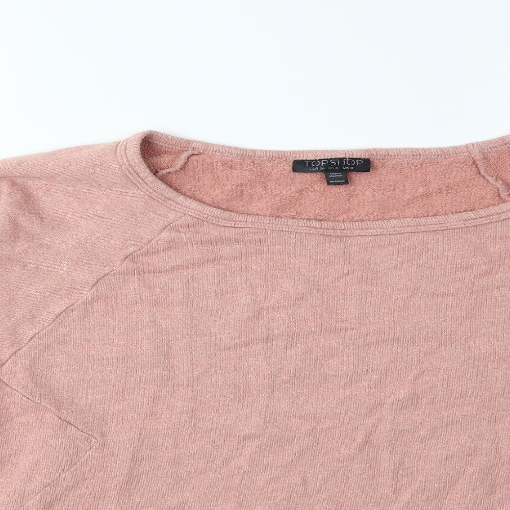 Topshop Womens Pink   Pullover Jumper Size 8