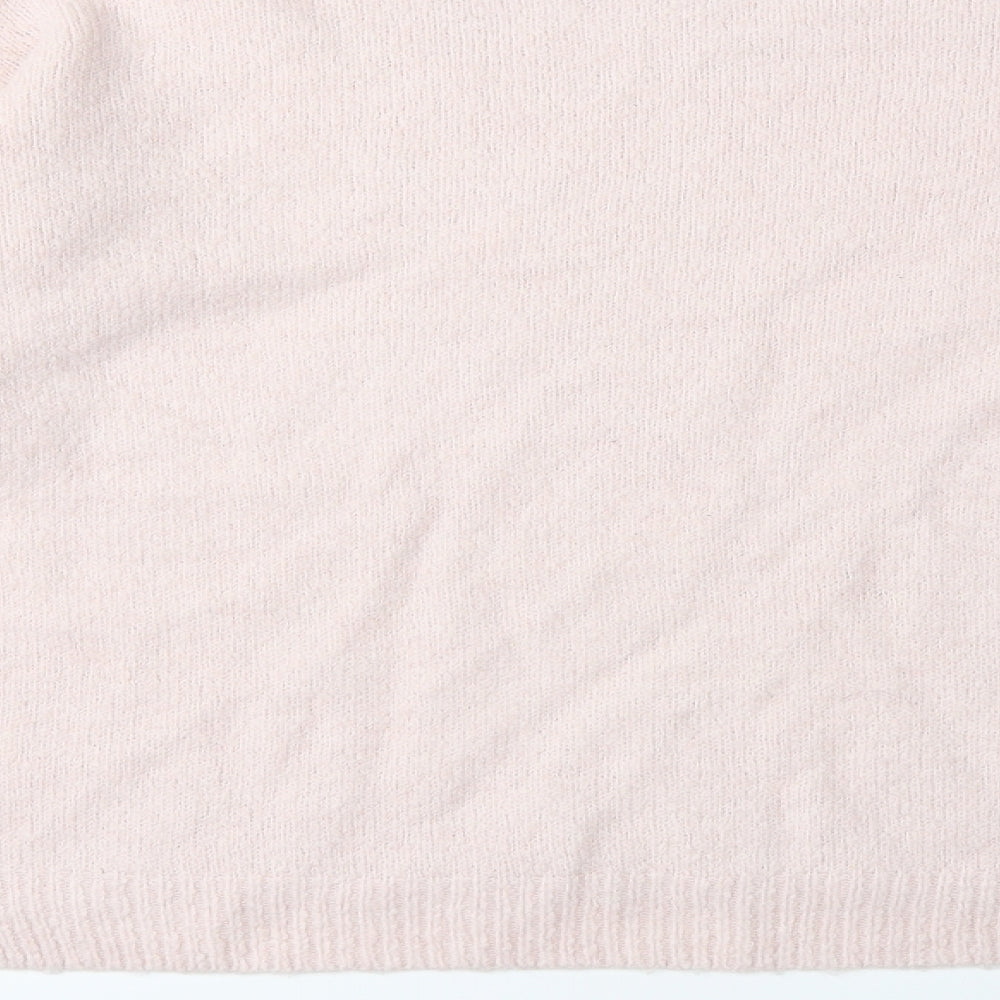 Per Una Womens Pink  Knit Pullover Jumper Size 8