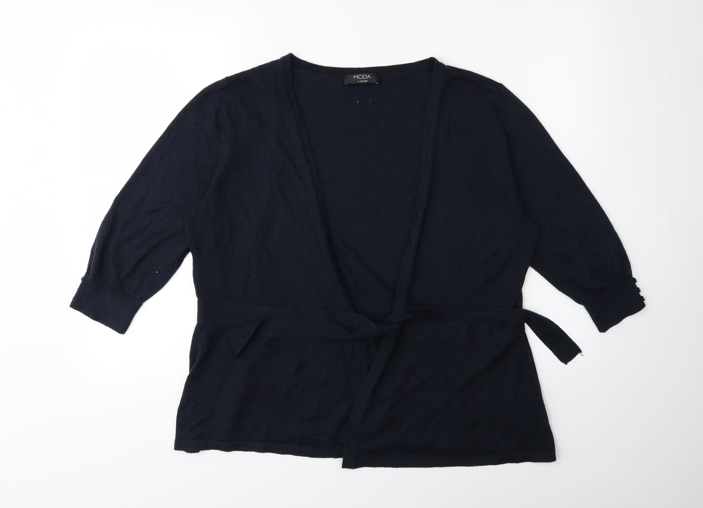 George Womens Blue  Knit Cardigan Jumper Size 22