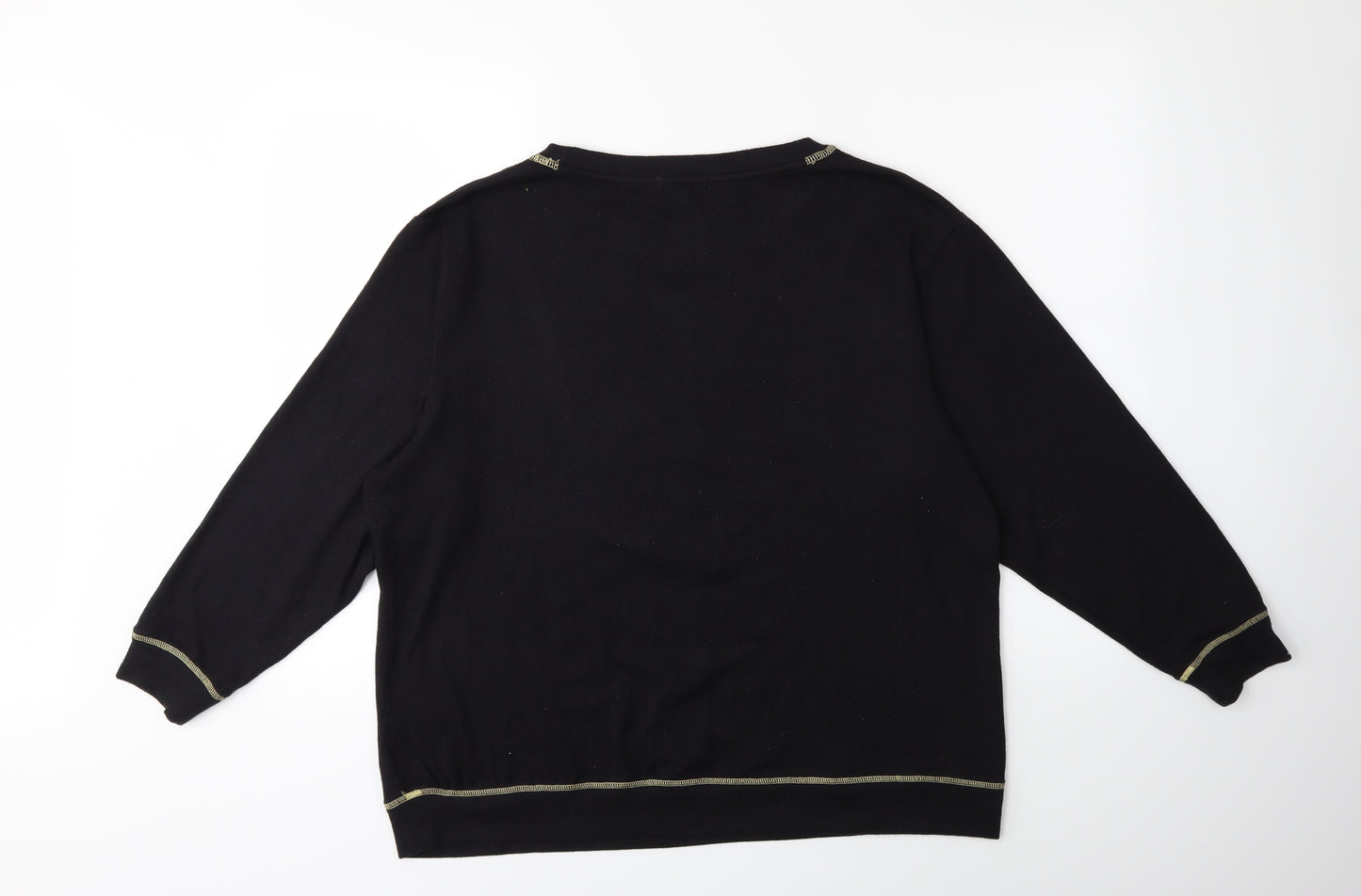 Studio Sleepwear Womens Black   Top Pyjama Top Size 16