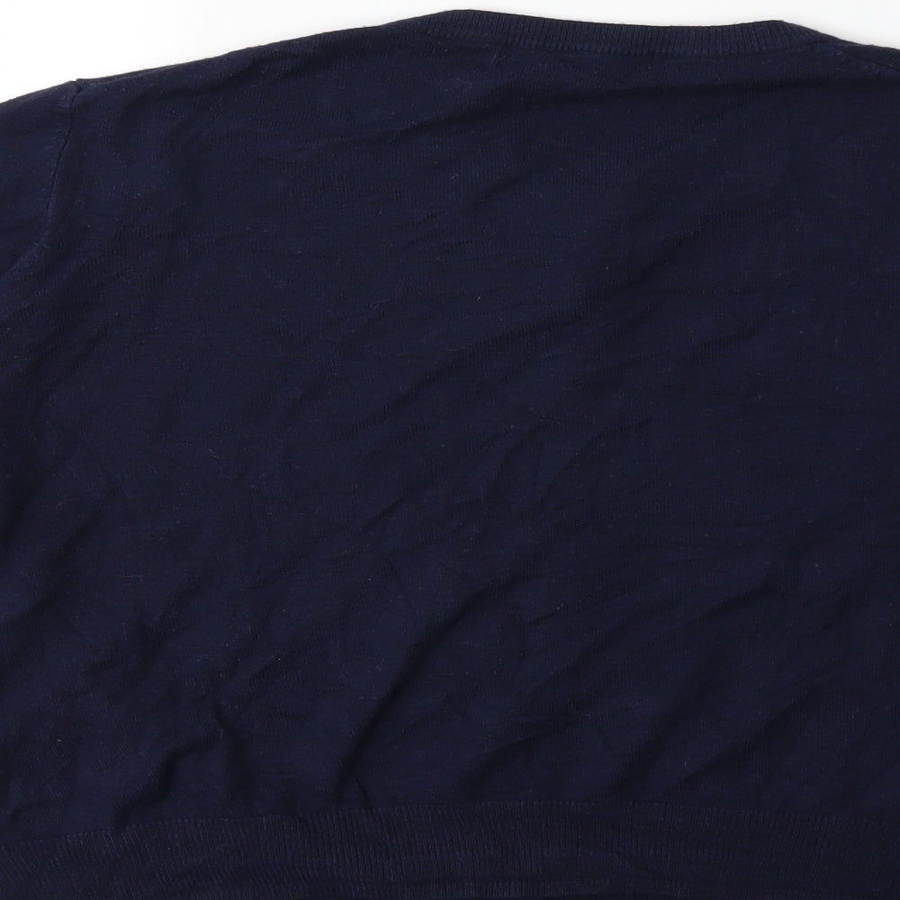Marks and Spencer Womens Blue  Knit Cardigan Jumper Size 18