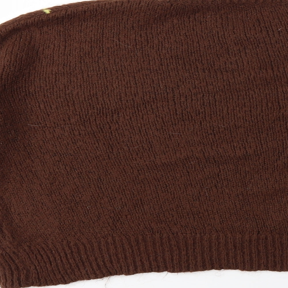 Stradivarius Womens Brown  Knit Pullover Jumper Size L