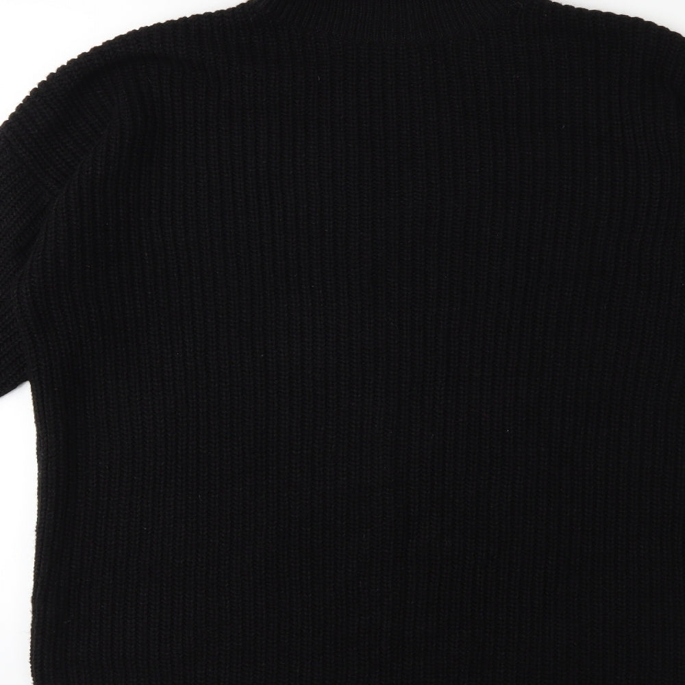 Missguided Womens Black   Pullover Jumper Size 10