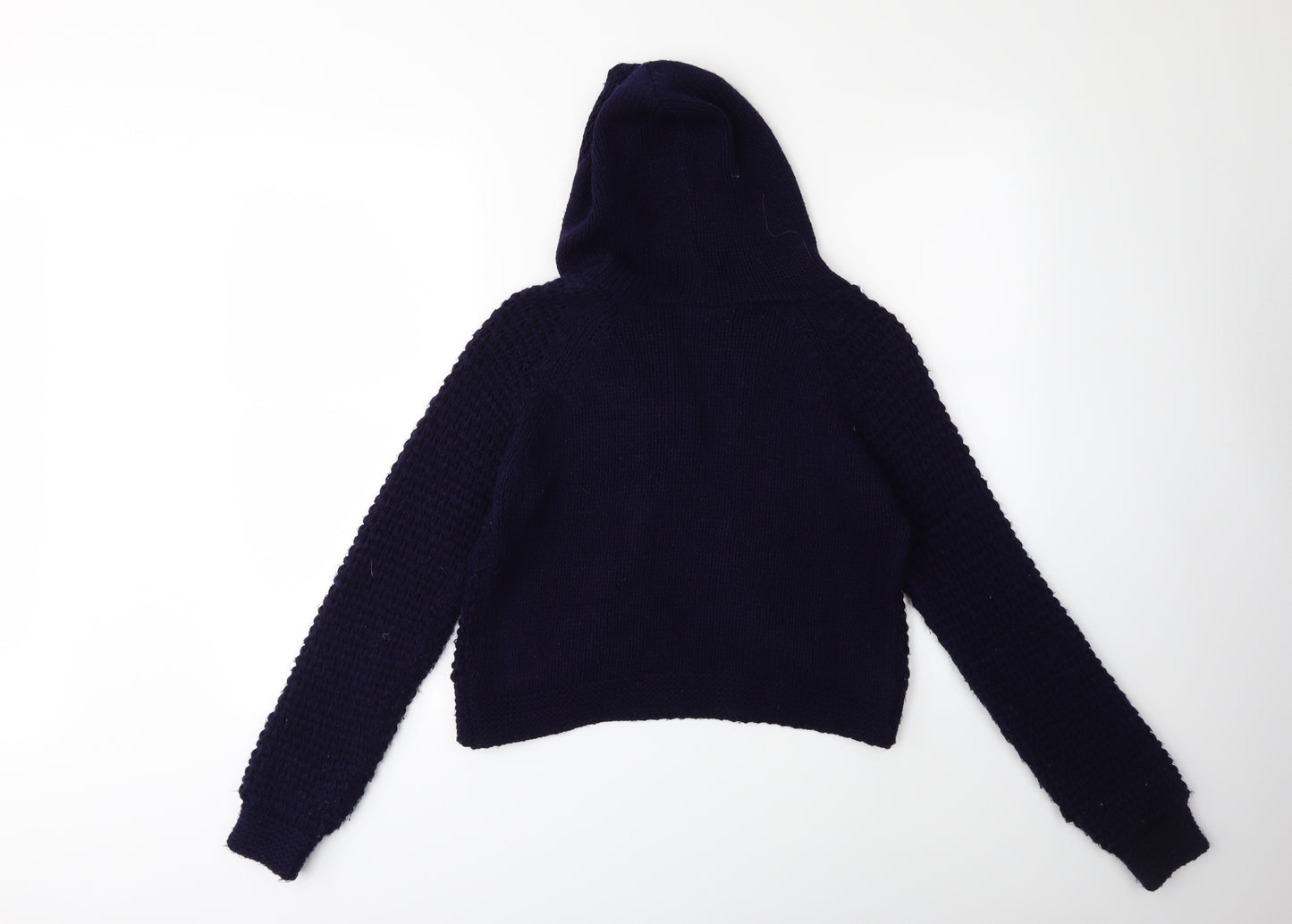 Miss Selfridge Womens Blue  Knit Cardigan Jumper Size 10