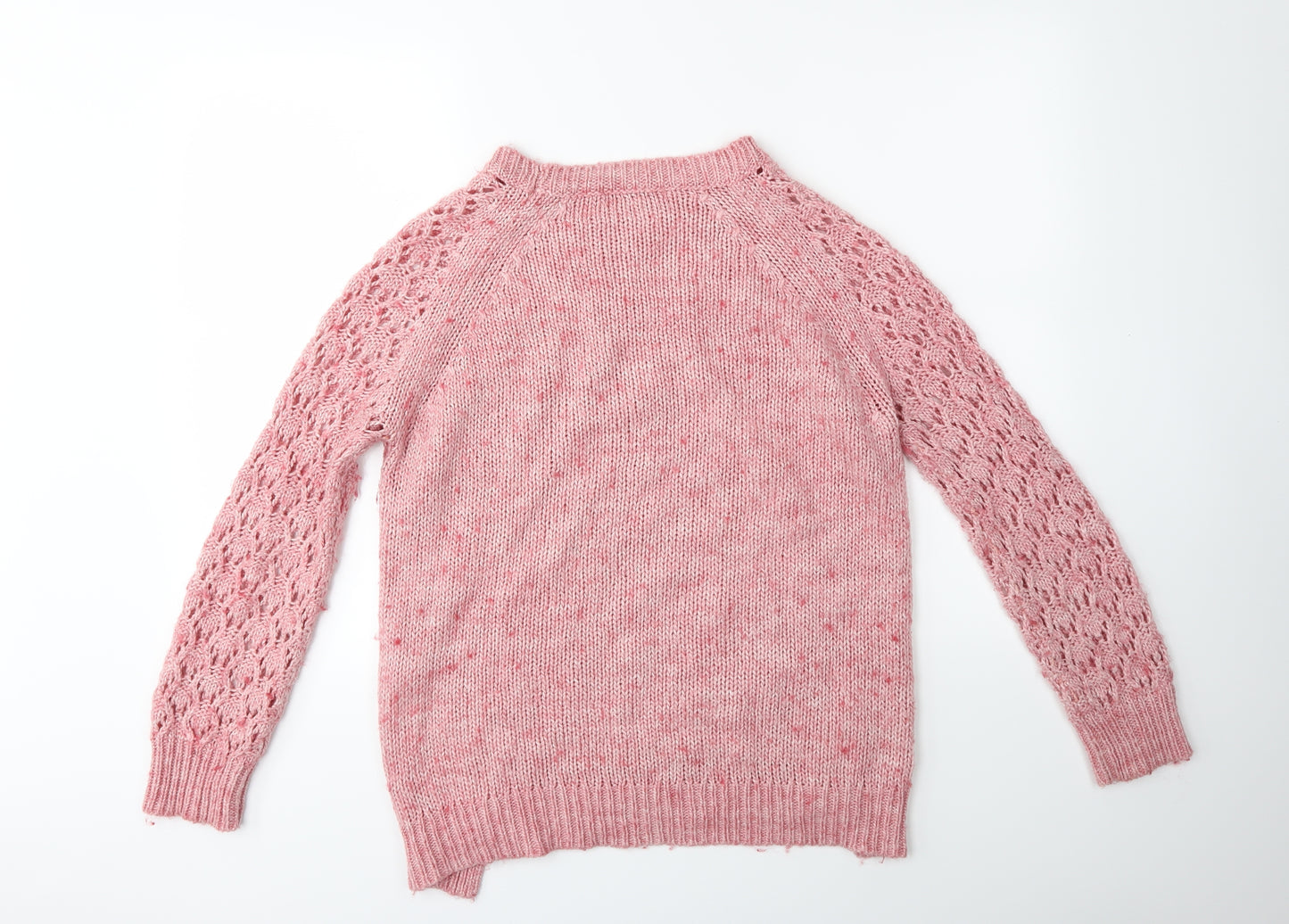 Definitions Womens Pink  Knit Pullover Jumper Size 14
