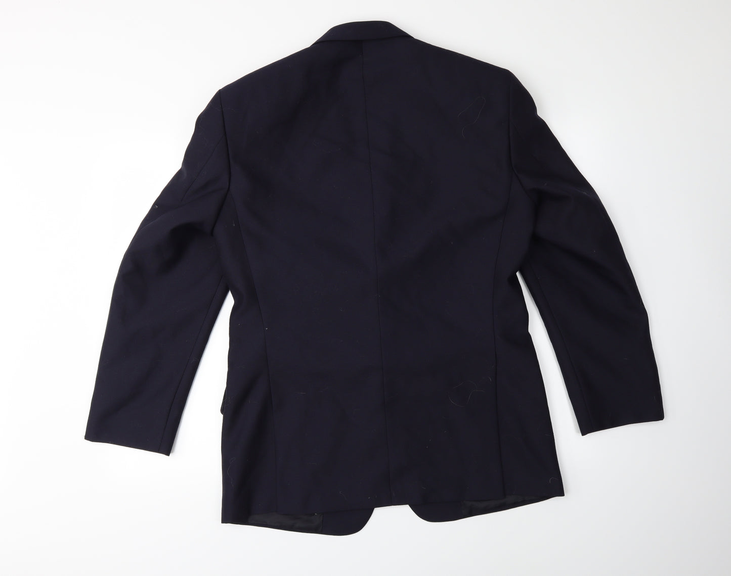 Marks and Spencer Mens Blue Striped  Jacket Suit Jacket Size 38