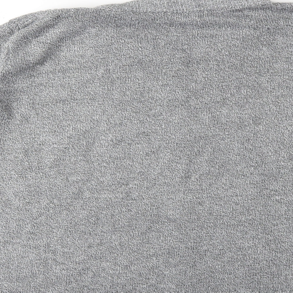 Chic London Paris Womens Grey  Knit Pullover Jumper Size M