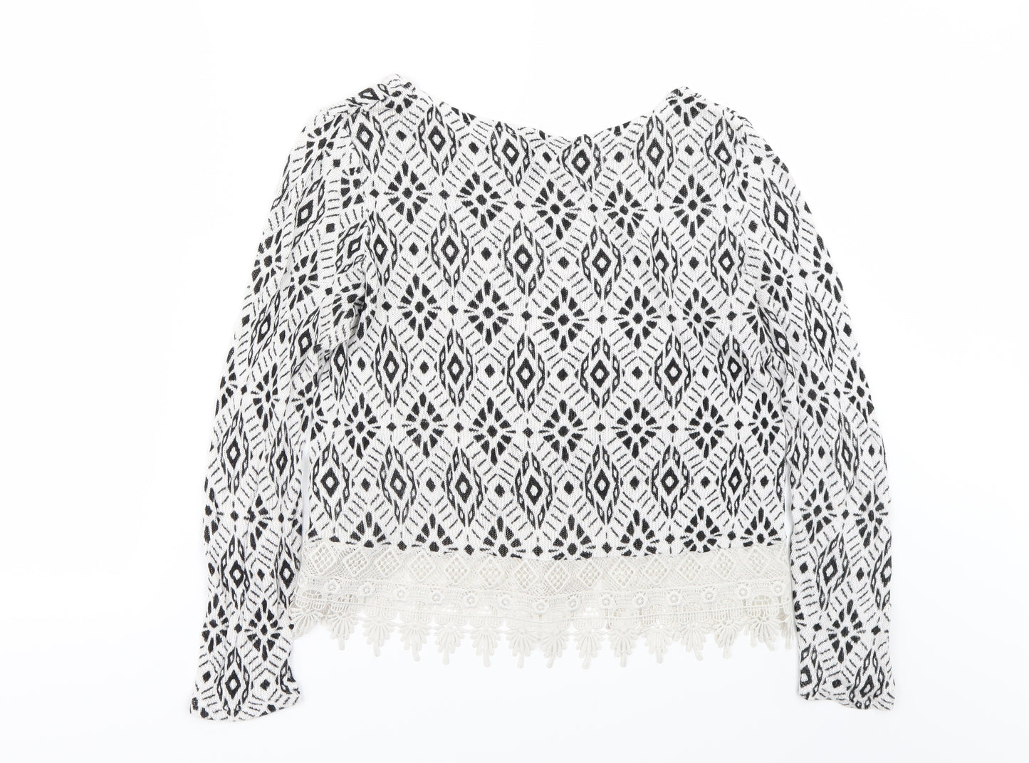 Divided by H&M Womens White   Pullover Jumper Size S