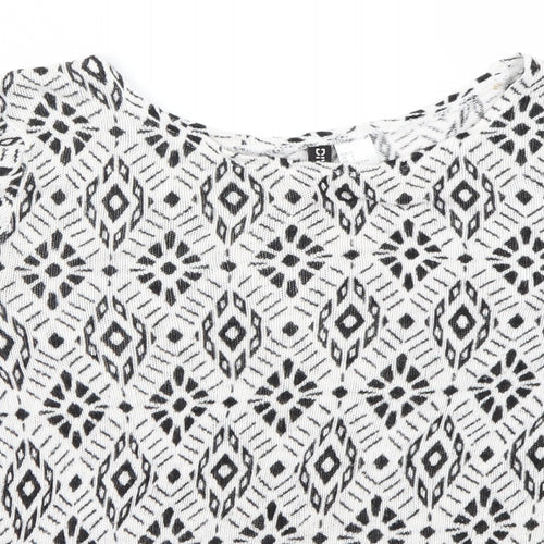 Divided by H&M Womens White   Pullover Jumper Size S
