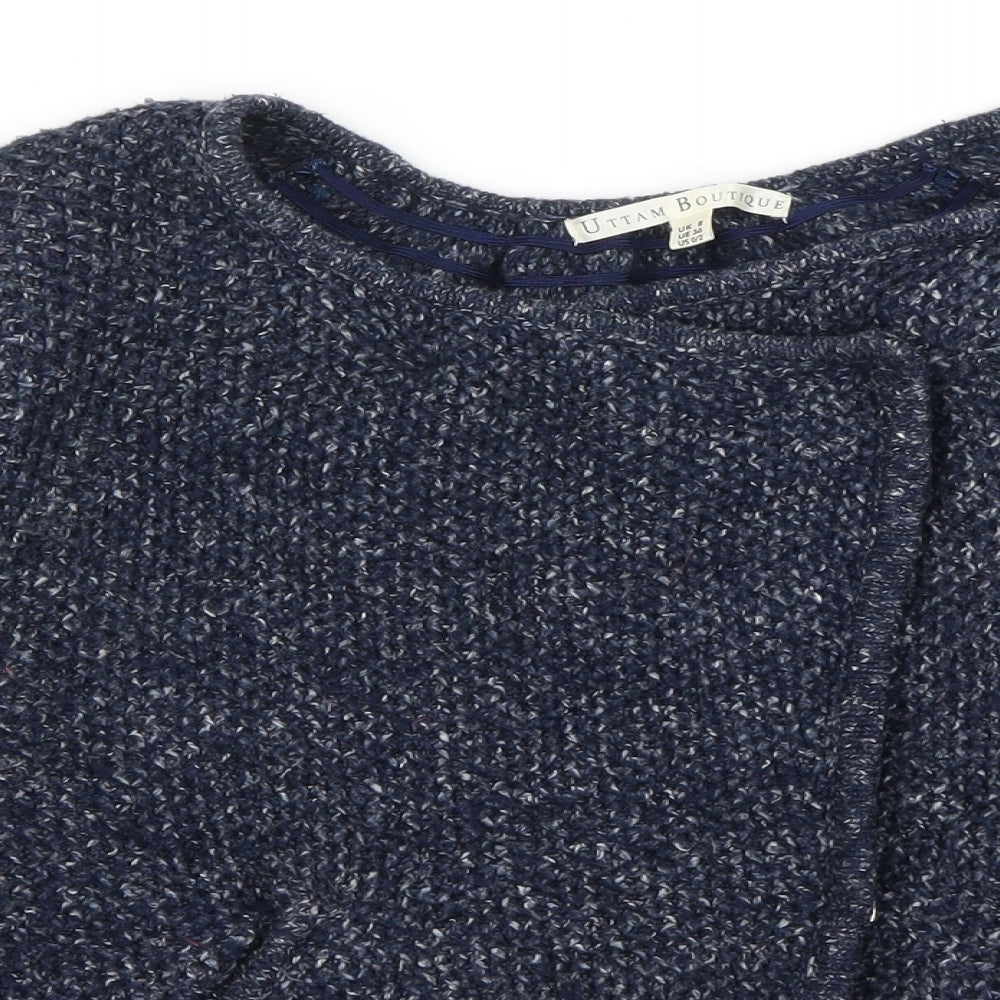 Uttam Boutiquem Womens Blue   Cardigan Jumper Size 8