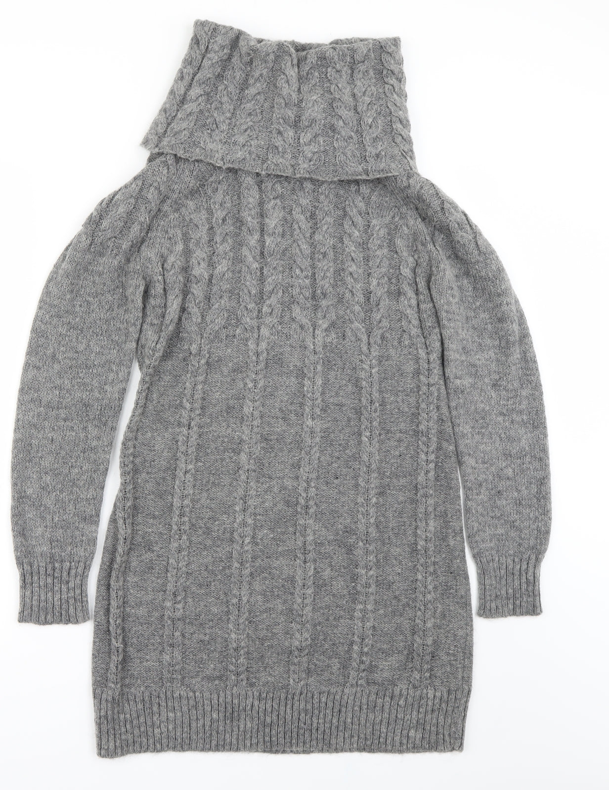 Mango Casual sports wear  Womens Grey   Pullover Jumper Size M