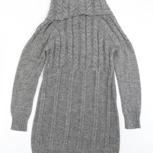 Mango Casual sports wear  Womens Grey   Pullover Jumper Size M
