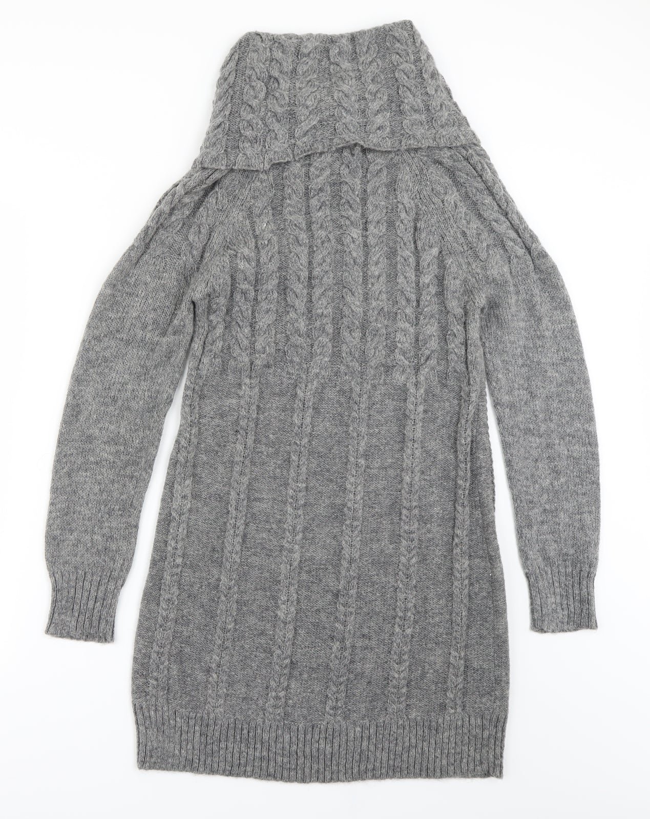 Mango Casual sports wear  Womens Grey   Pullover Jumper Size M