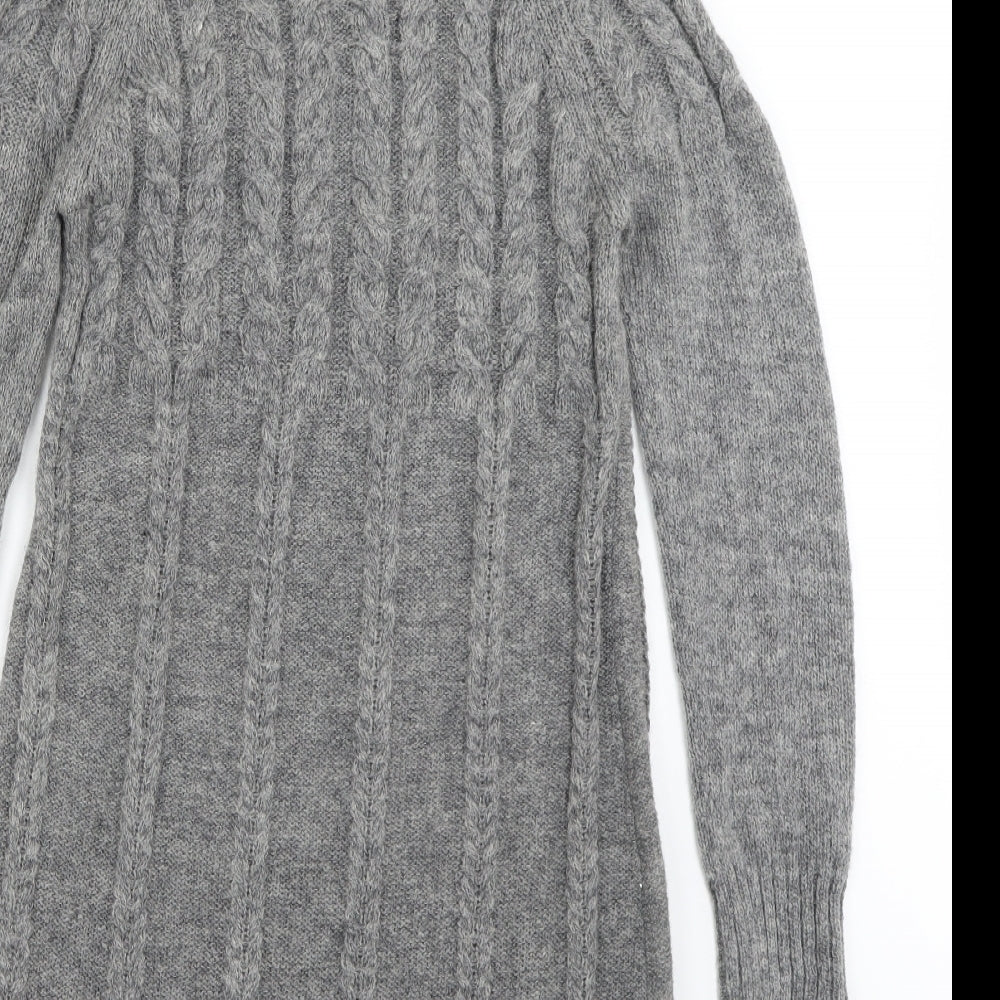Mango Casual sports wear  Womens Grey   Pullover Jumper Size M