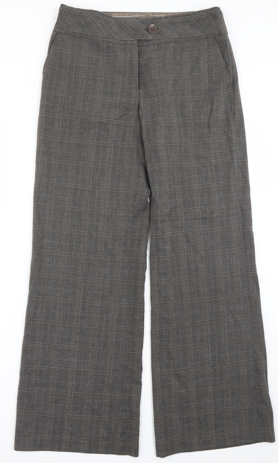 NEXT Womens Brown   Trousers  Size 10 L30 in