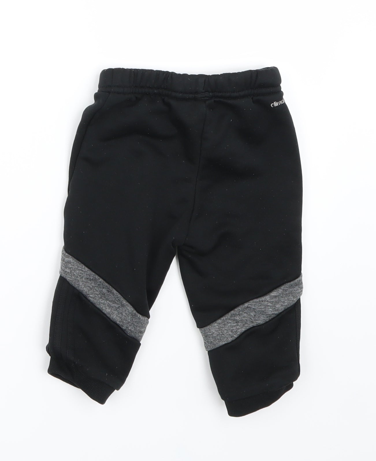 adidas Boys Black   Jogger Trousers Size 6-9 Months