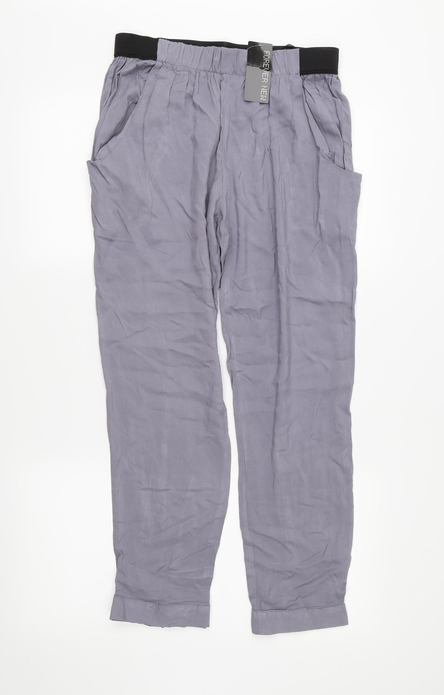 Forever New Womens Grey   Cropped Trousers Size 10 L27 in