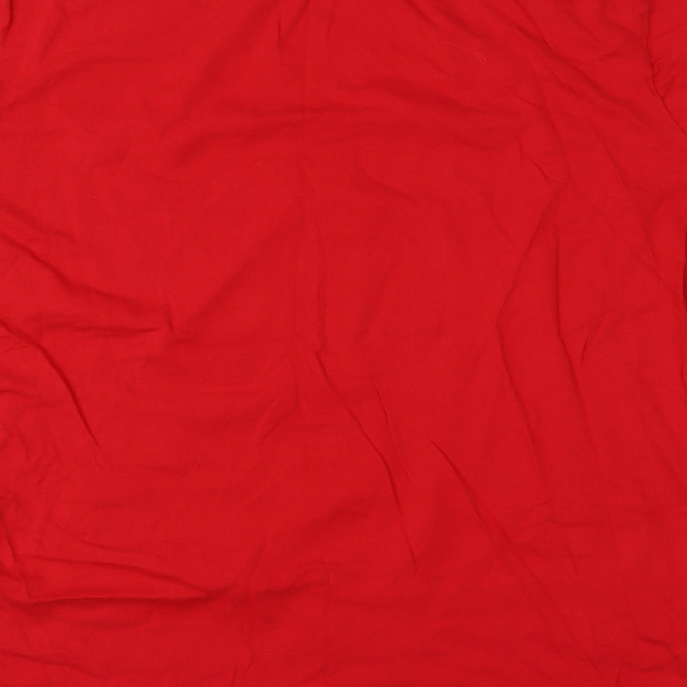 Disney Mens Red  Jersey  T-Shirt Size 2XL  - Disney Grumpy