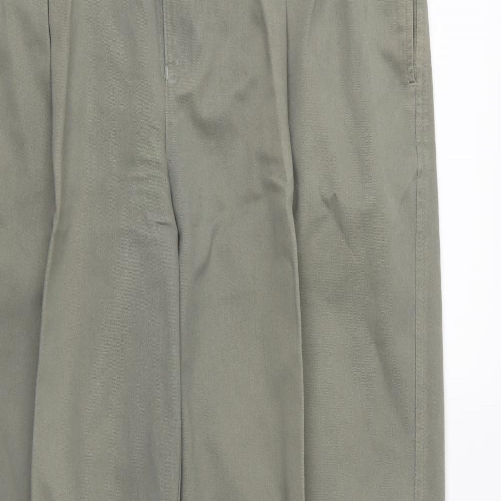 Cotton Traders Mens Grey   Chino Trousers Size 34 L31 in