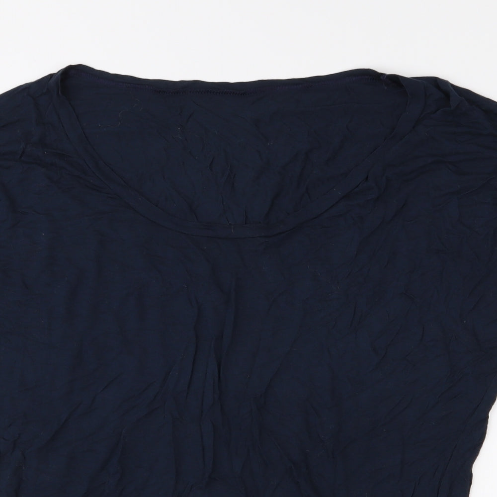 American Apparel Womens Blue  Jersey Basic T-Shirt Size XS