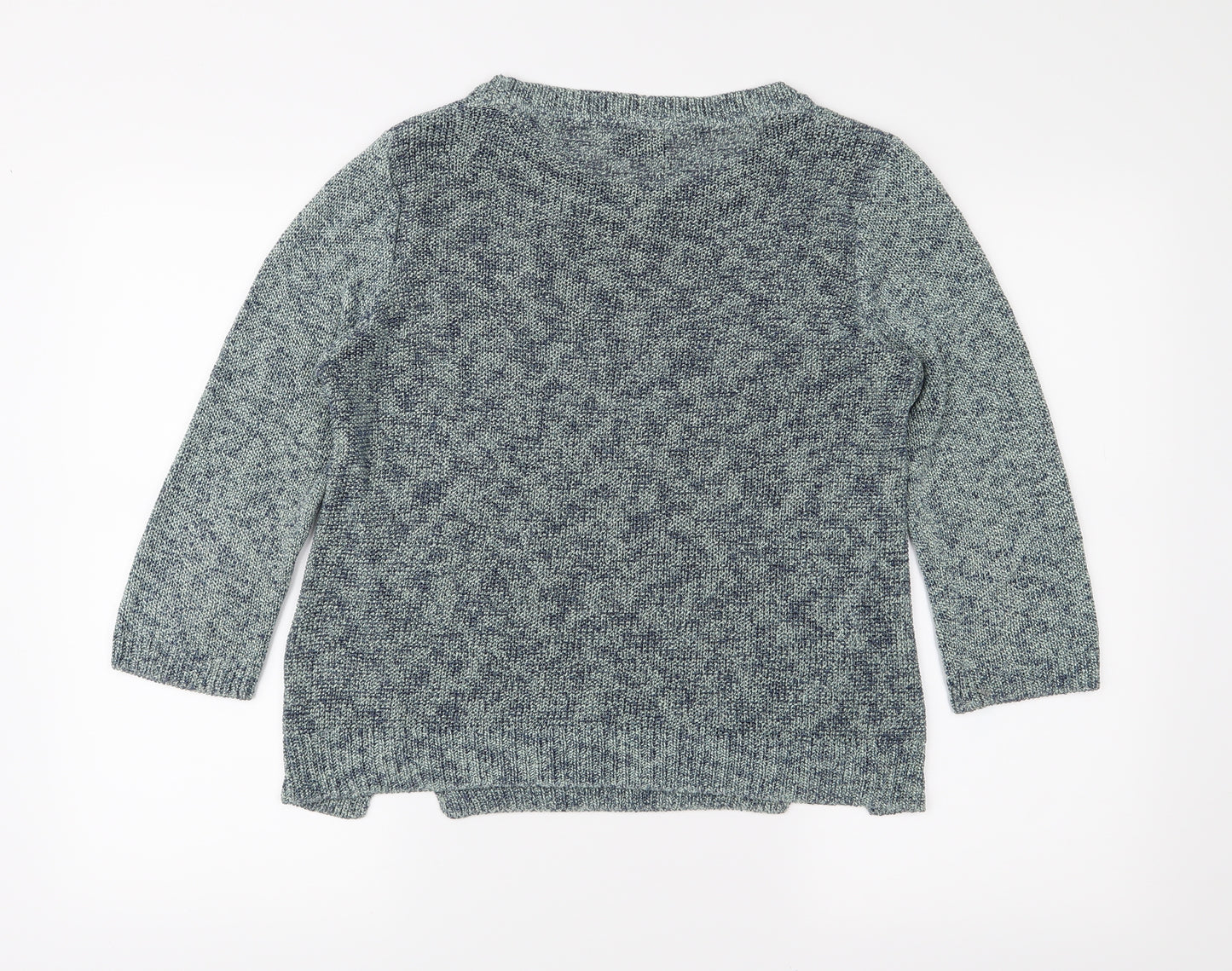 Per Una Womens Blue  Knit Pullover Jumper Size 12