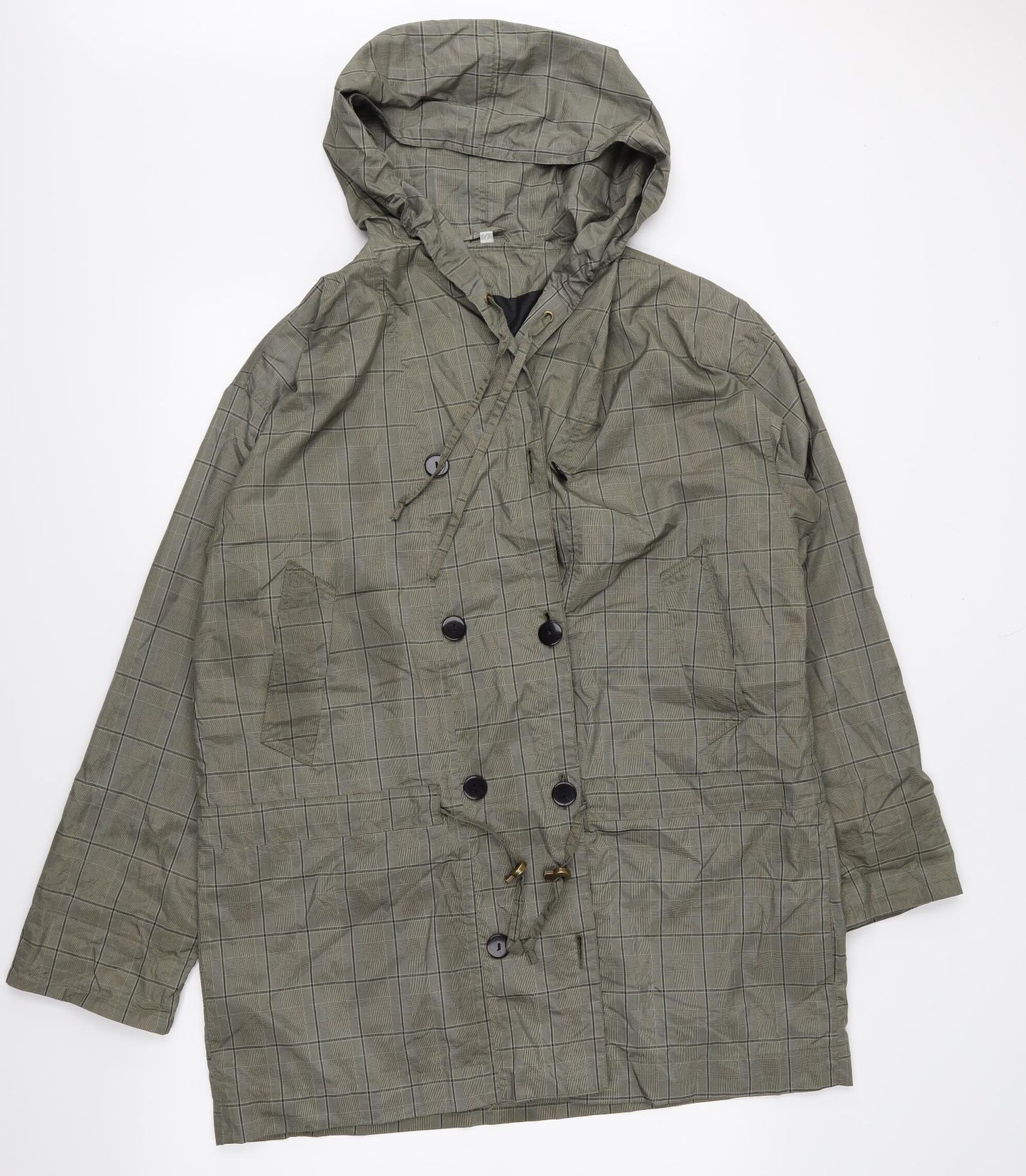 Rossetti Womens Grey Check  Anorak Coat Size 10