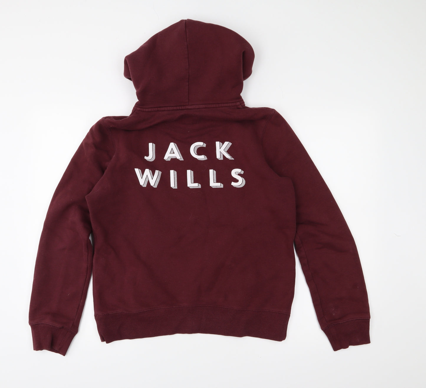 Jack Wills Womens Purple  Jersey Pullover Hoodie Size 12