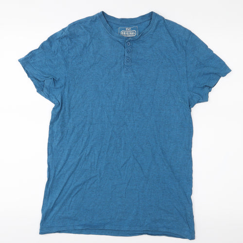 F&F Mens Blue  Jersey  T-Shirt Size XS