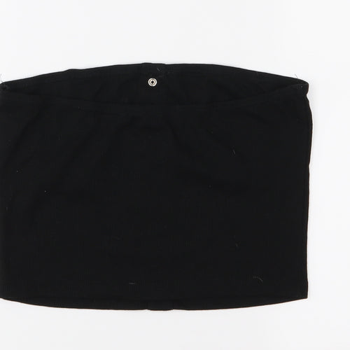 SheIn Womens Black   Basic T-Shirt Size S  - Boob Tube