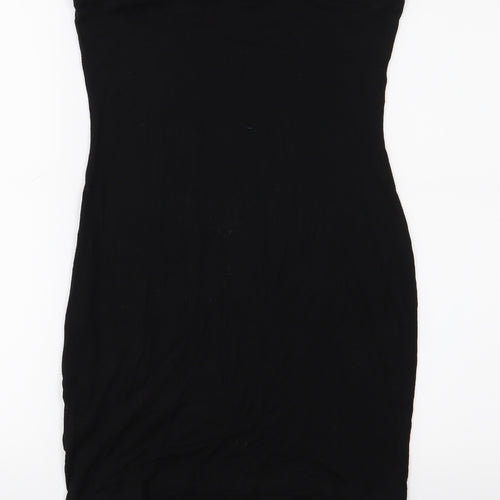 SheIn Womens Black  Jersey Sheath  Size S
