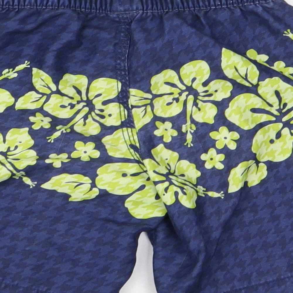 Gap Boys Blue Floral  Bermuda Shorts Size 3 Years