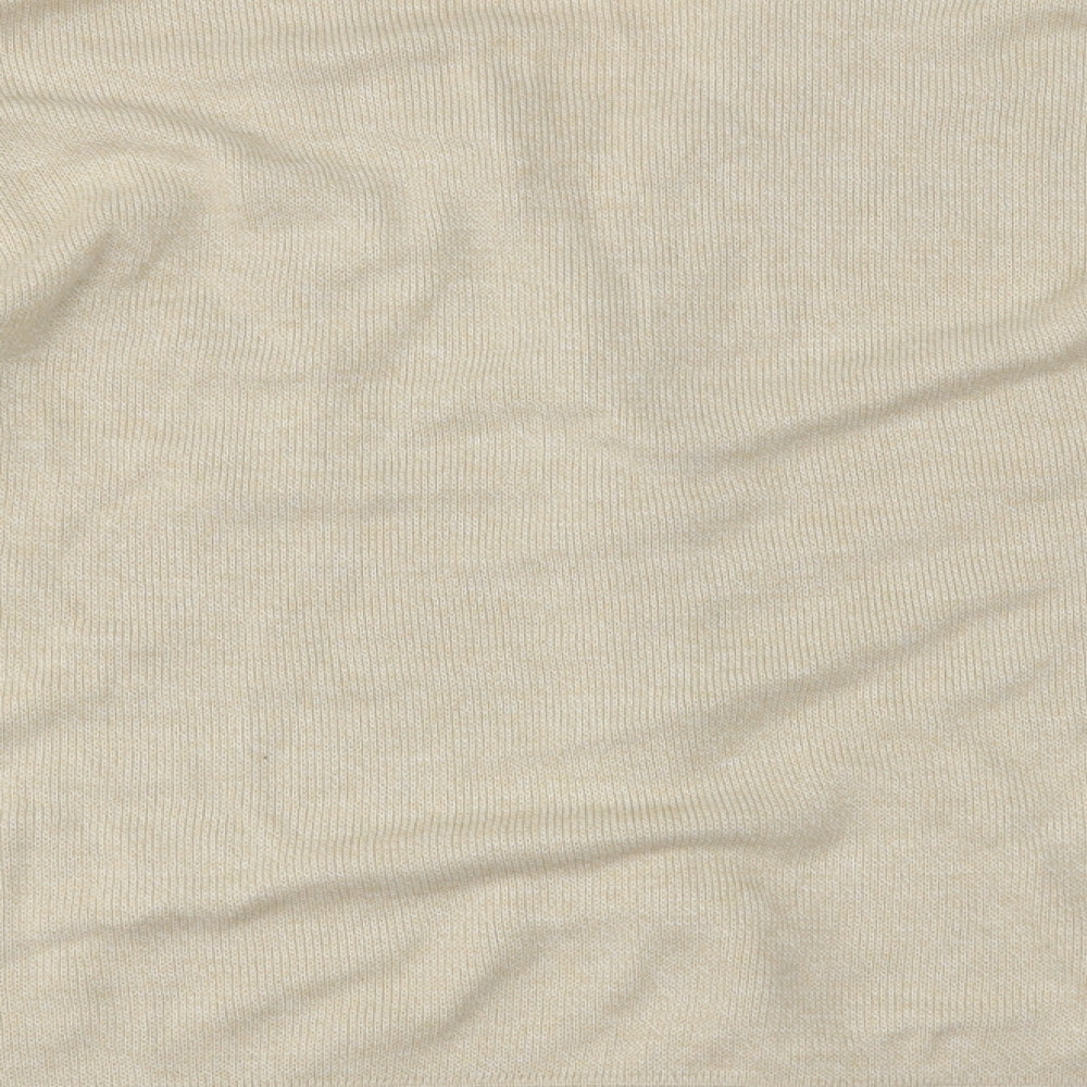 Care Womens Beige  Knit Cardigan Jumper Size M