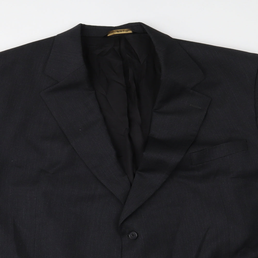 Jack Victor Mens Grey   Jacket Suit Jacket Size 50
