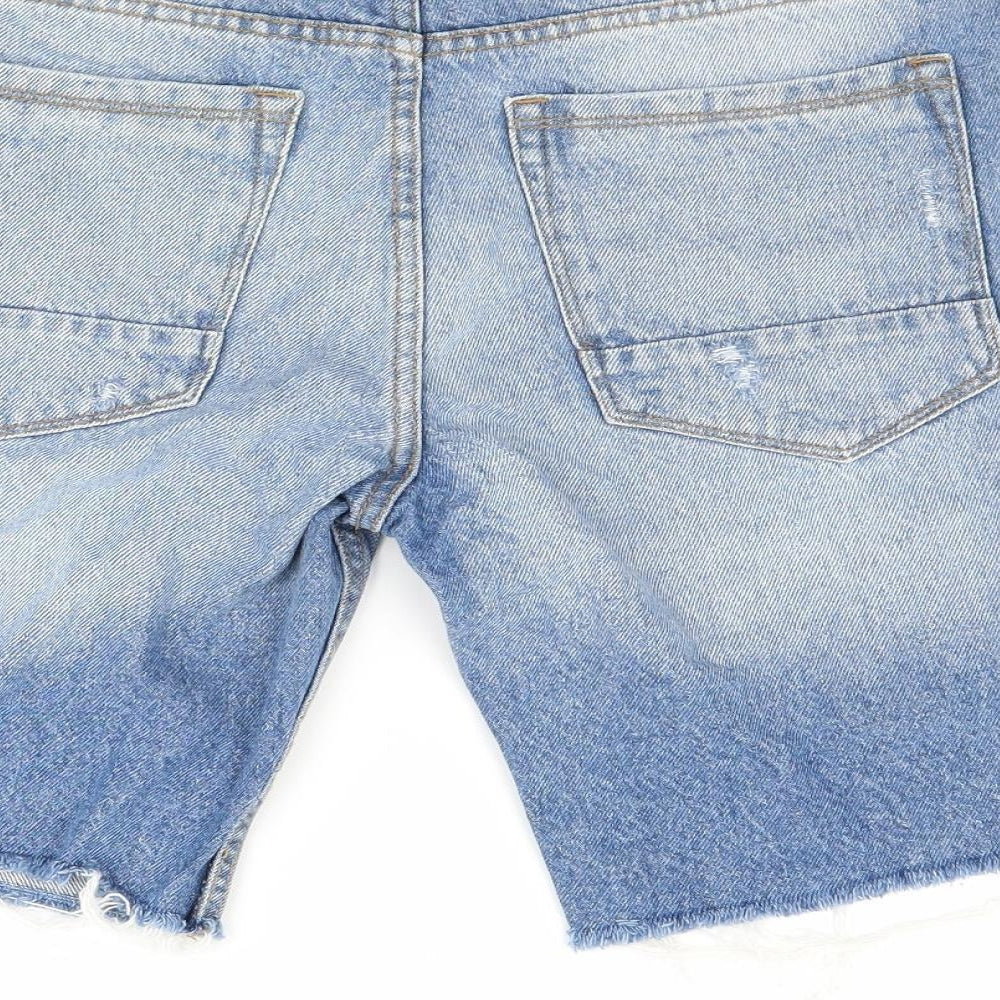 Primark Mens Blue  Denim Chino Shorts Size 32