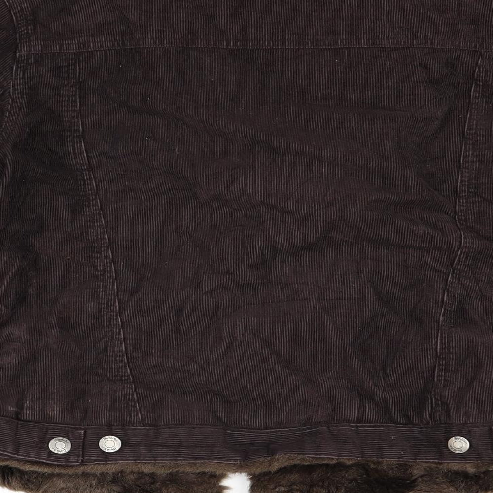 Boden Womens Brown  Corduroy Jacket Coat Size 12