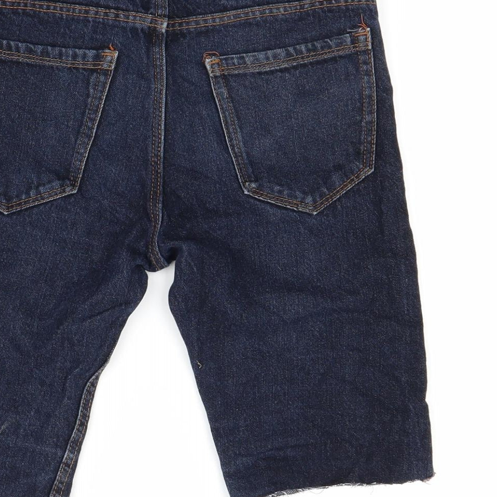 lft Boys Blue  Denim Chino Shorts Size 7-8 Years
