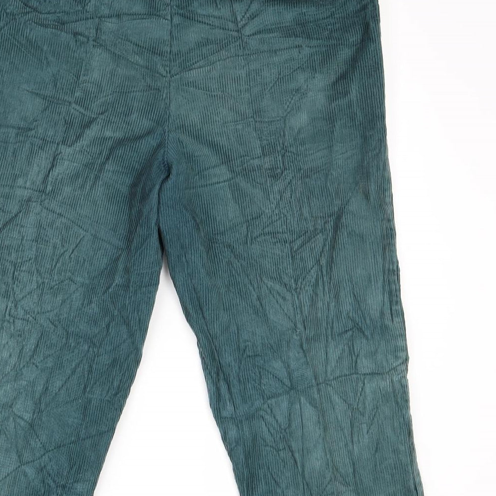 Preworn Womens Green   Trousers  Size 16 L26 in