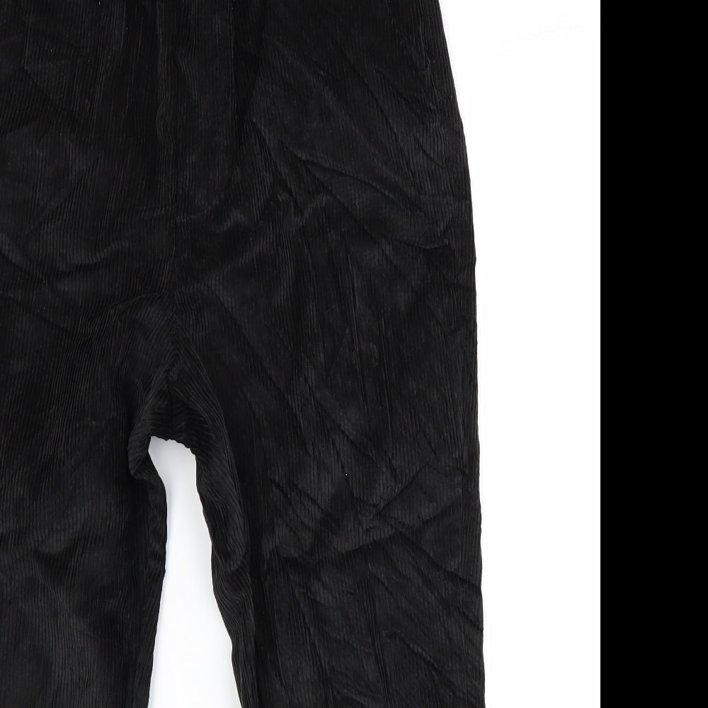 Toast Womens Black  Corduroy Trousers  Size 14 L27 in