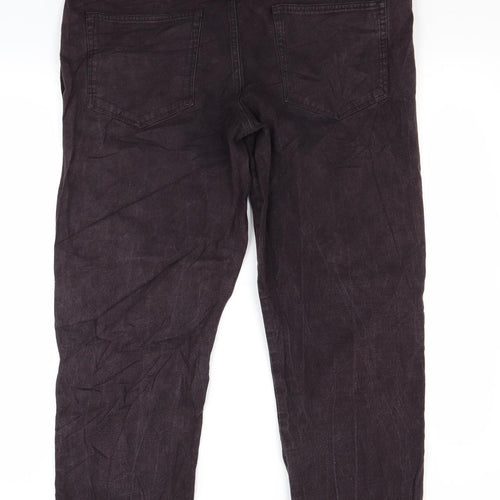 TU Mens Brown  Denim Straight Jeans Size 40 L30 in