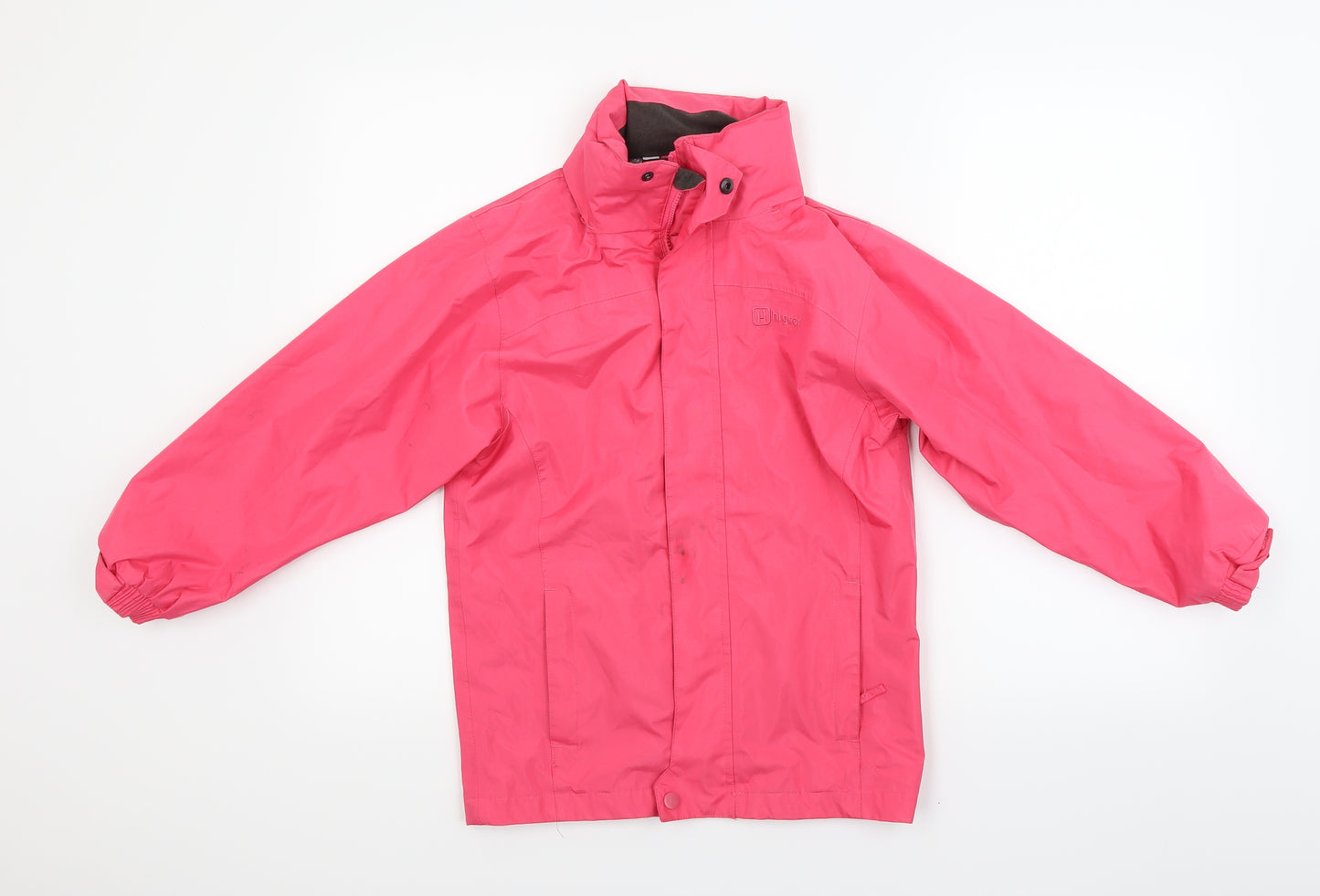 higear Girls Pink   Windbreaker Coat Size 7-8 Years