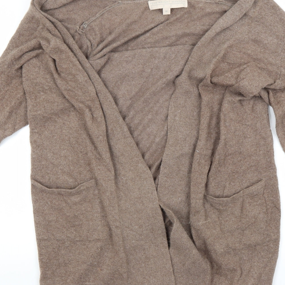 Fenn Wright Manson Womens Brown  Knit Cardigan Jumper Size M