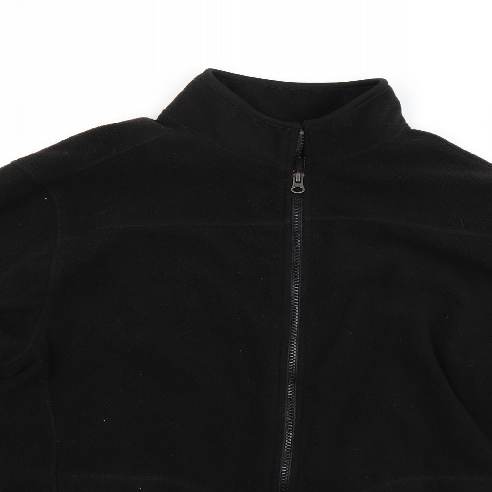 F&F Mens Black  Fleece Jacket Coat Size L