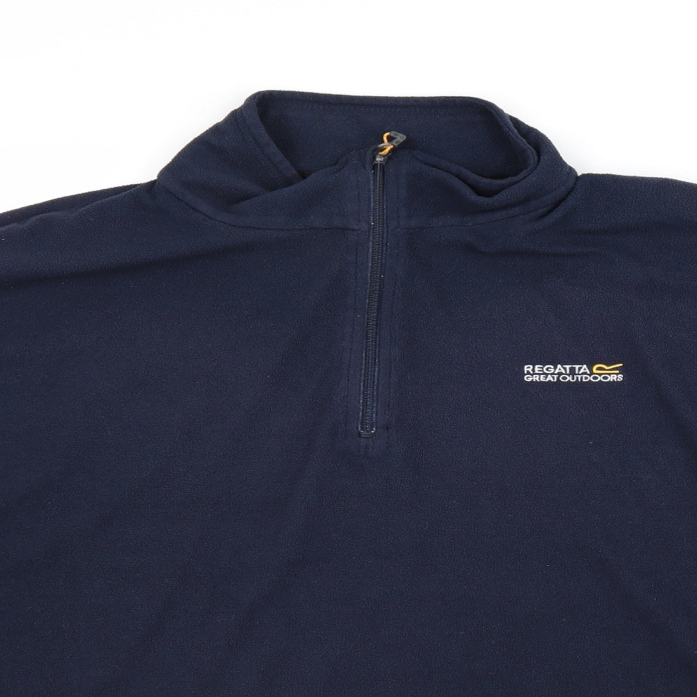 Regatta Mens Blue  Fleece Jacket Coat Size 2XL