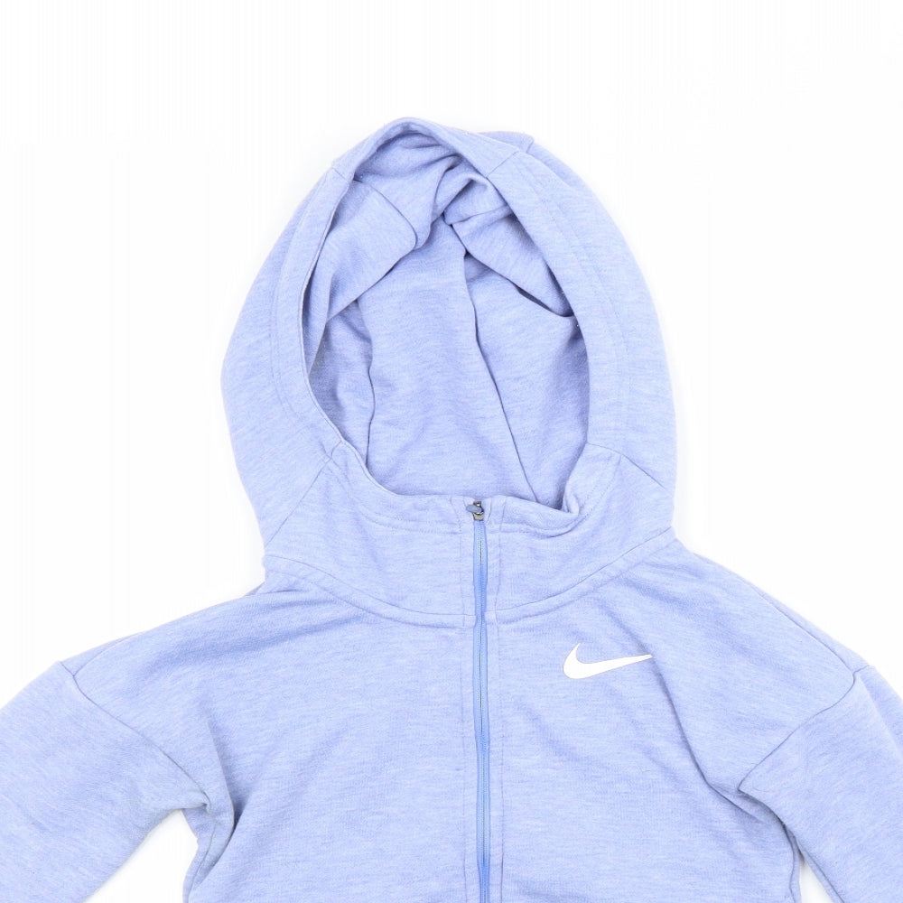 Nike Boys Blue   Full Zip Hoodie Size 7-8 Years