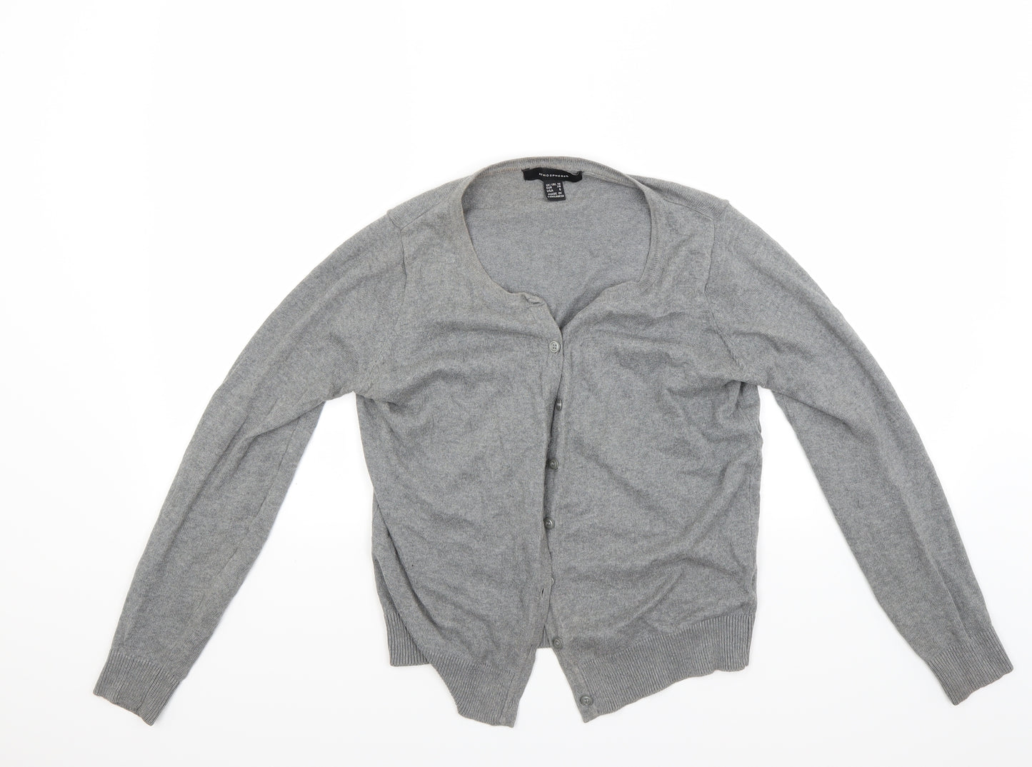 Atmosphere Womens Grey   Cardigan Jumper Size 10