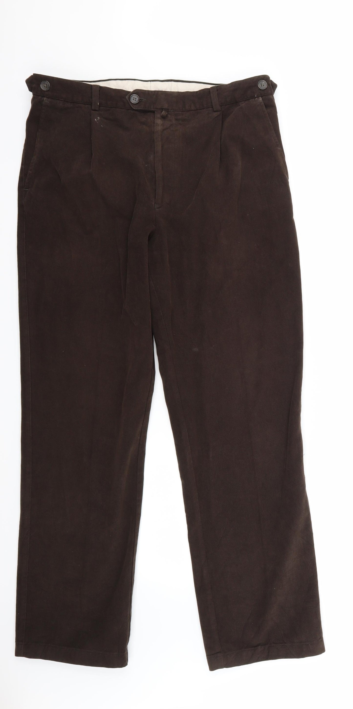 Guise Mens Brown   Straight Jeans Size 36 L32 in
