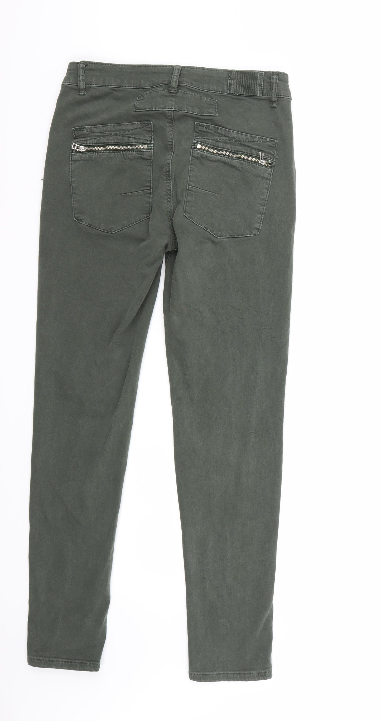 Preworn Girls Green   Skinny Jeans Size M