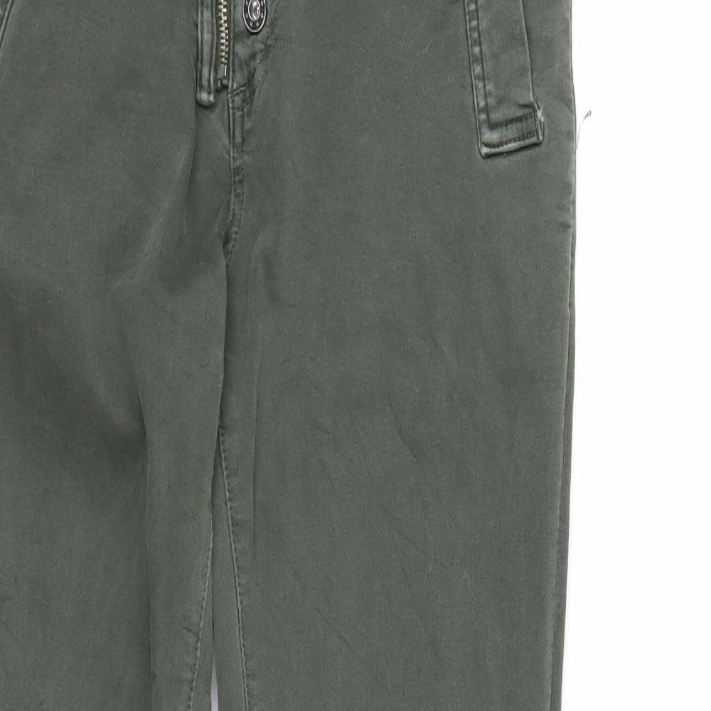 Preworn Girls Green   Skinny Jeans Size M